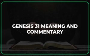 Genesis 31 Meaning and Commentary - Scripture Savvy