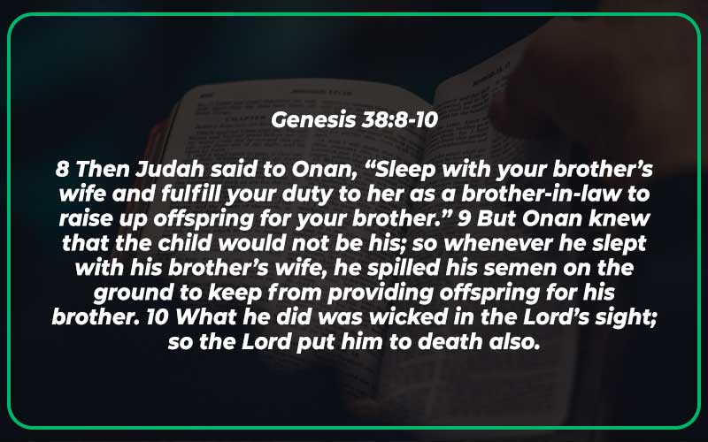 Genesis 38:8-10