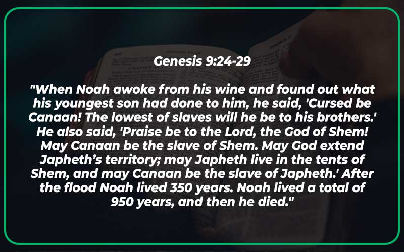 Genesis 9:24-29