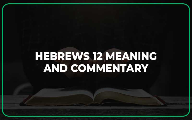 Hebrews 12 Meaning and Commentary
