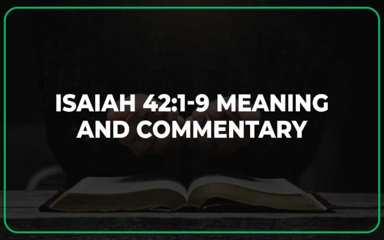 Isaiah 42 1 9 Meaning And Commentary Scripture Savvy