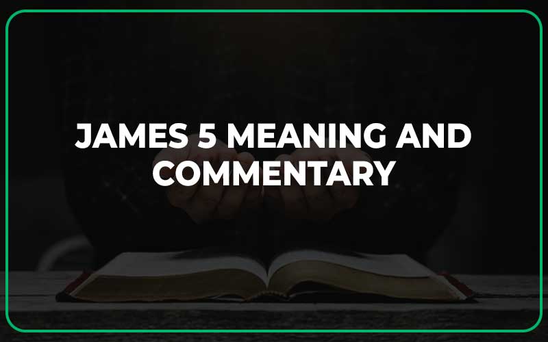 James 5 Meaning And Commentary Scripture Savvy