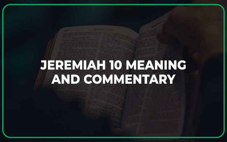jeremías 10 explicación