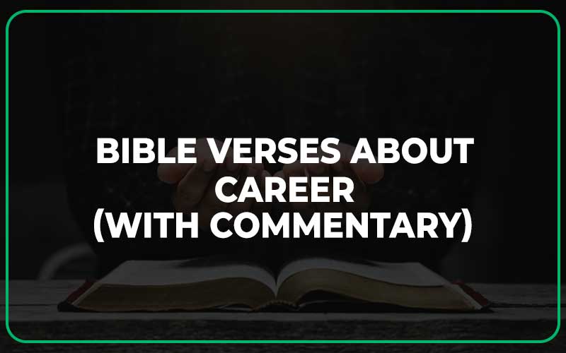 Bible Verses About Career