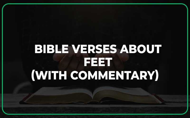 Bible Verses About Feet