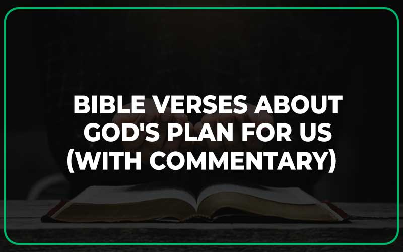 Bible Verses About God's Plan For Us