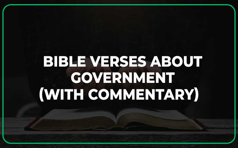 Bible Verses About Government