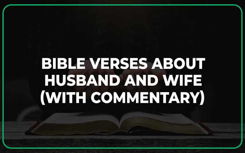 Bible Verses About Husband And Wife