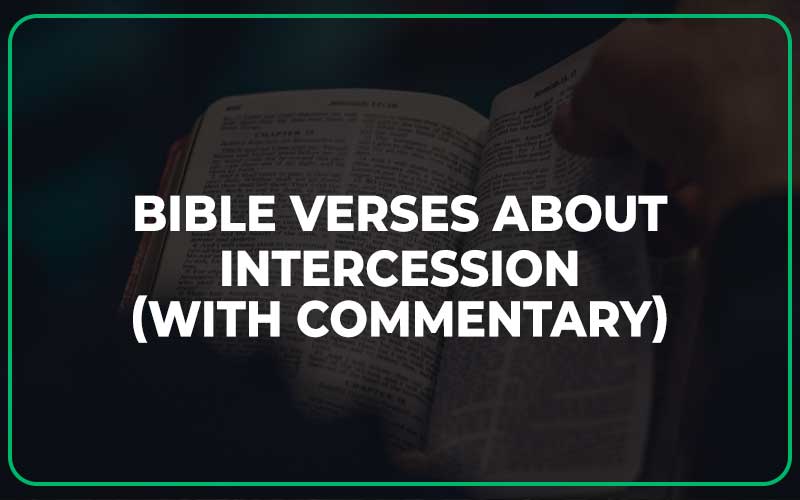 Bible Verses About Intercession