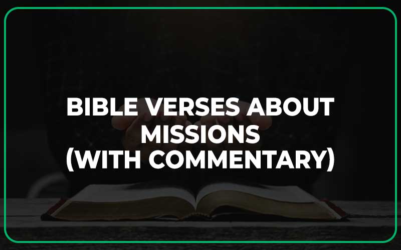 Bible Verses About Missions