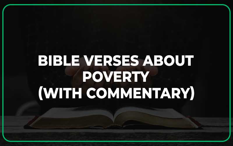 Bible Verses About Poverty
