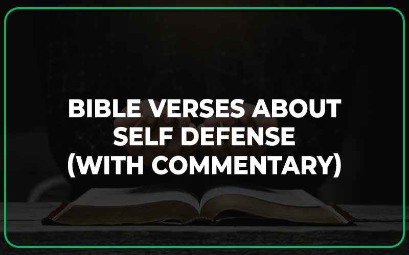Bible Verses About Self Defense