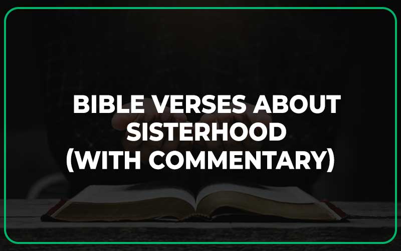 Bible Verses About Sisterhood