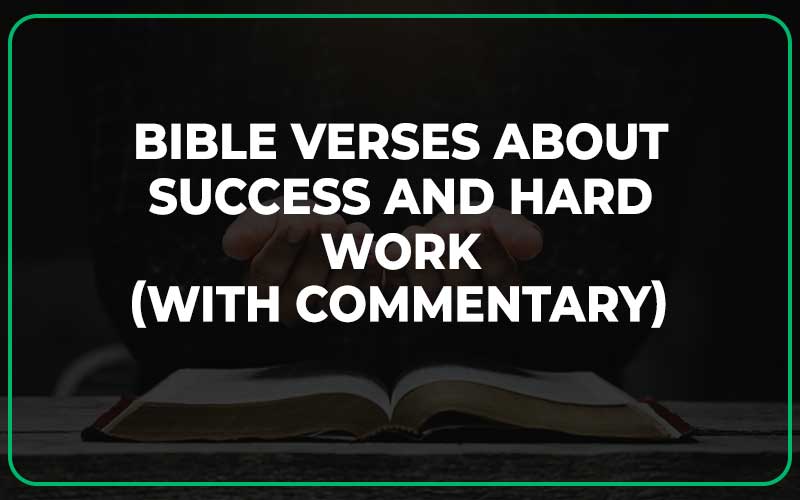 Bible Verses About Success And Hard Work
