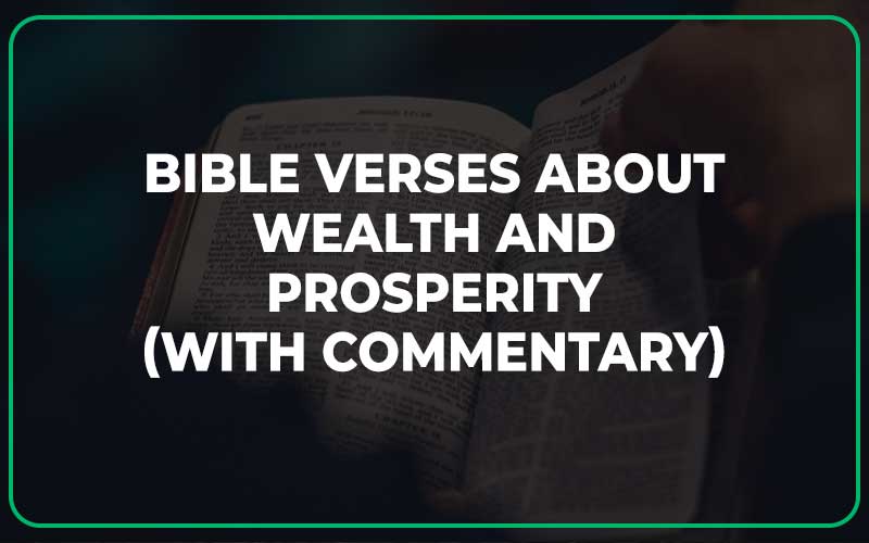 Bible Verses About Wealth And Prosperity