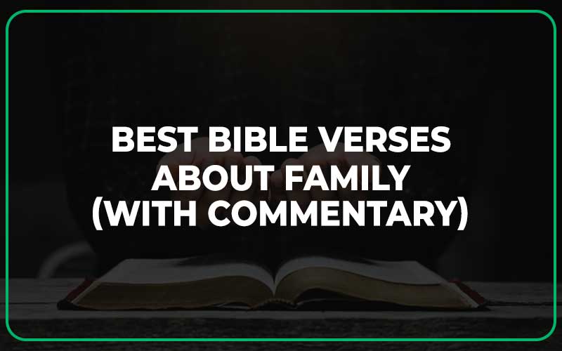 Best Bible Verses About Family
