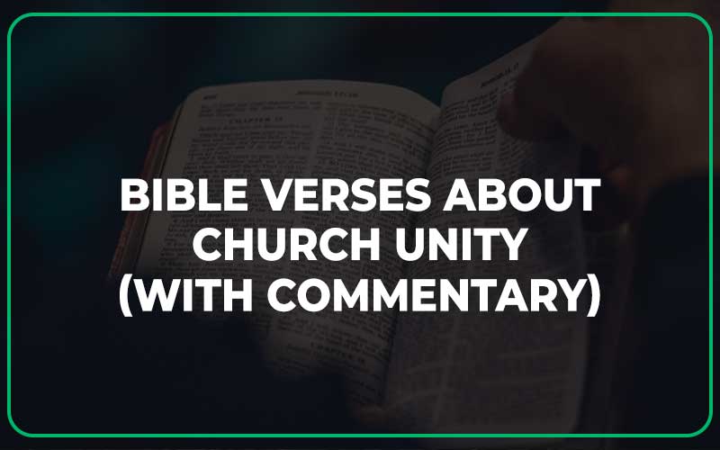 Bible Verses About Church Unity