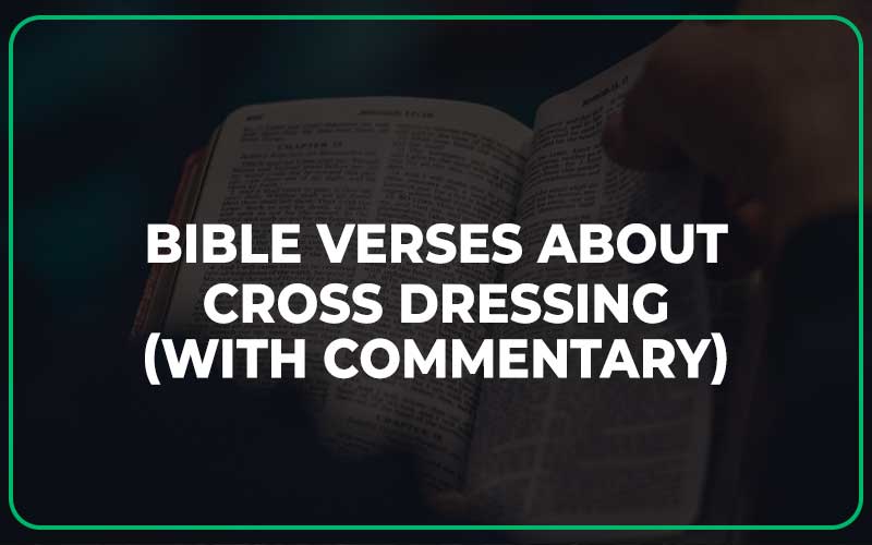 Bible Verses About Cross Dressing
