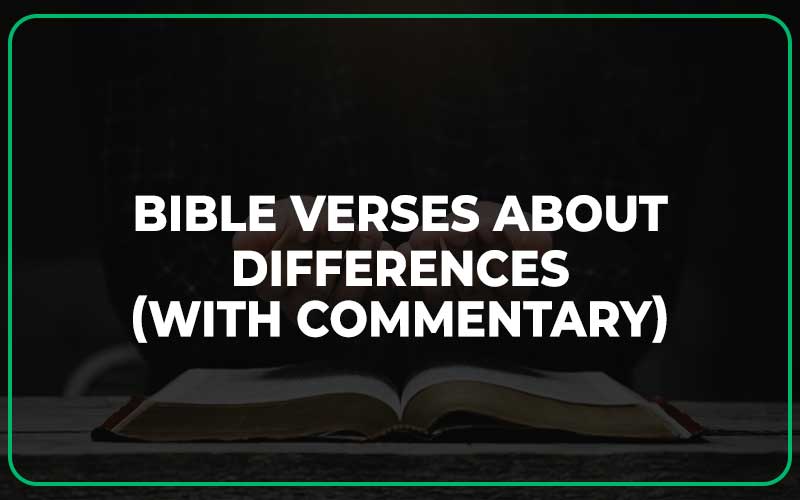 Bible Verses About Differences