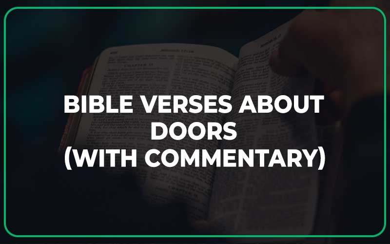 Bible Verses About Doors