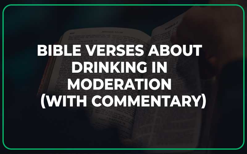 Bible Verses About Drinking In Moderation