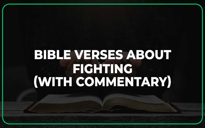 Bible Verses About Fighting