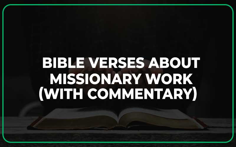Bible Verses About Missionary Work