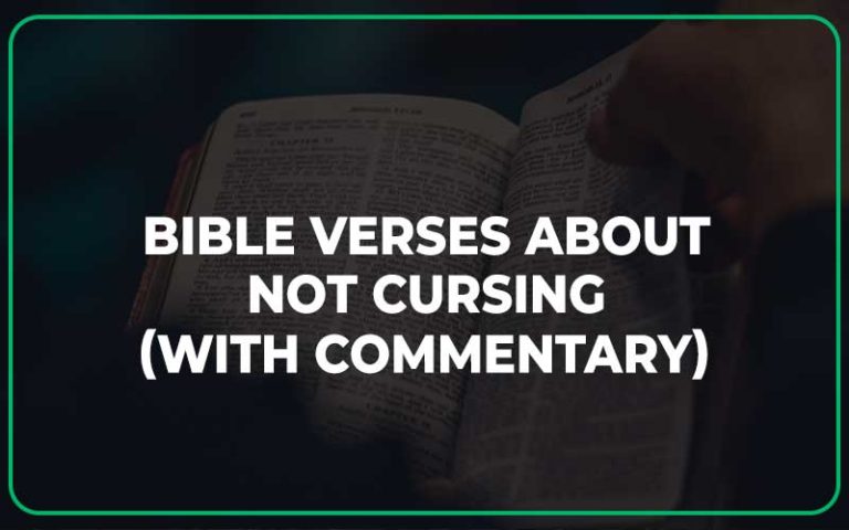 35 Bible Verses About Not Cursing