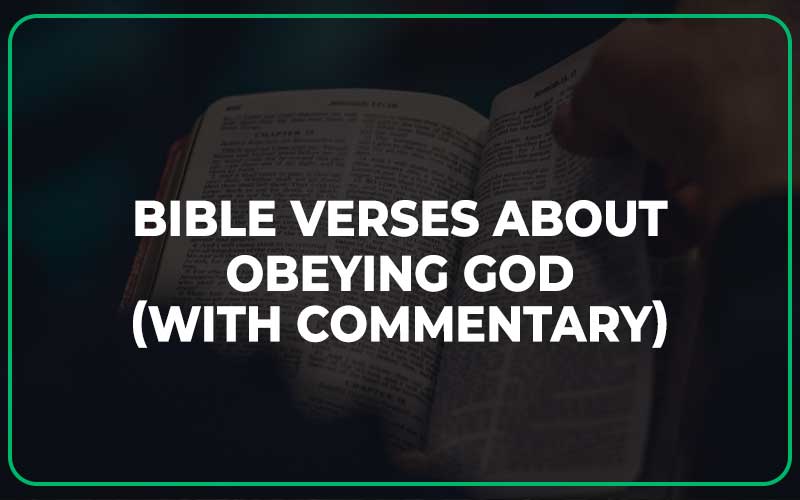 Bible Verses About Obeying God