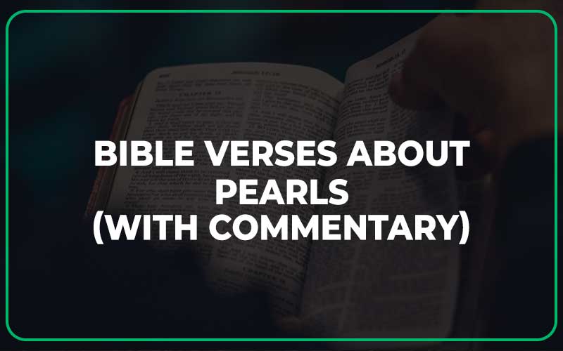 Bible Verses About Pearls