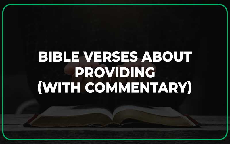 Bible Verses About Providing