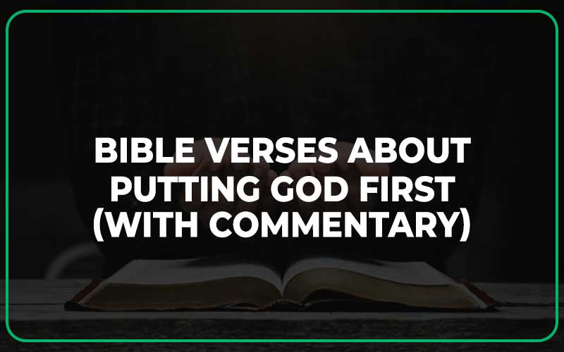 Bible Verses About Putting God First