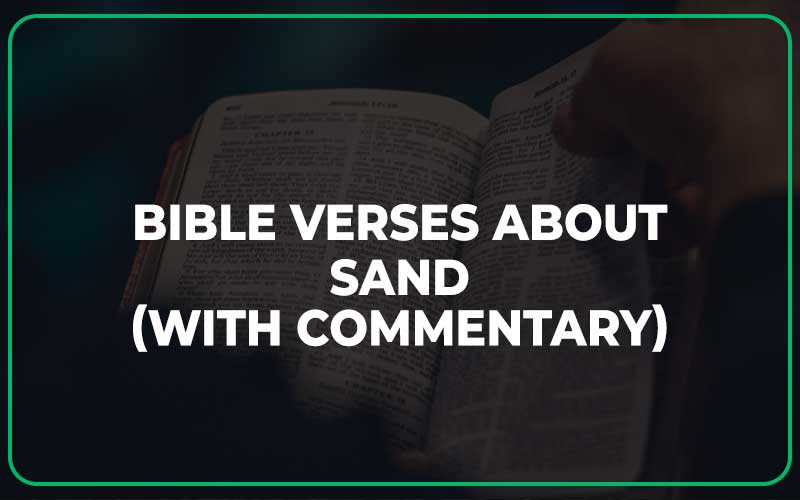 Bible Verses About Sand
