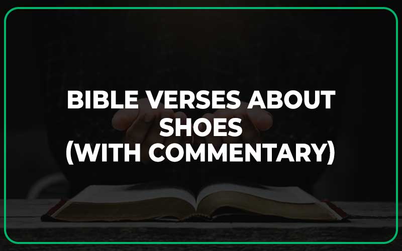 Bible Verses About Shoes