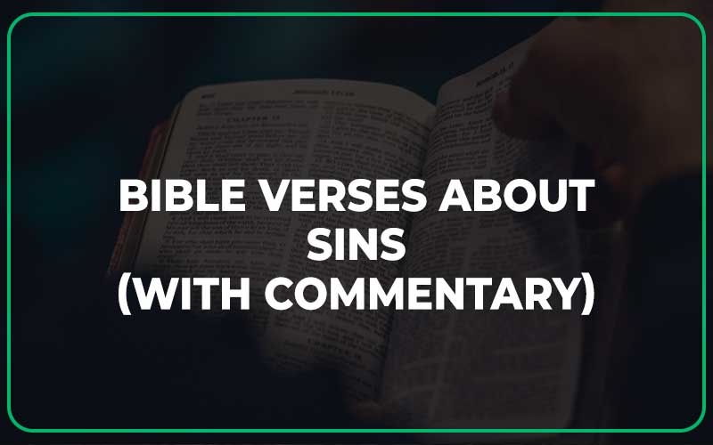 Bible Verses About Sins