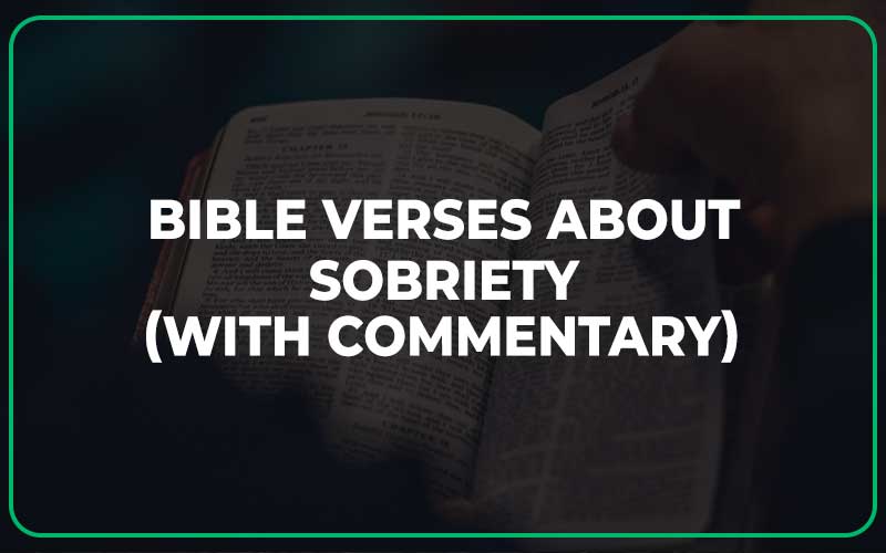 Bible Verses About Sobriety