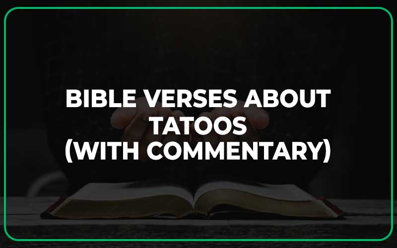 Bible Verses About Tatoos