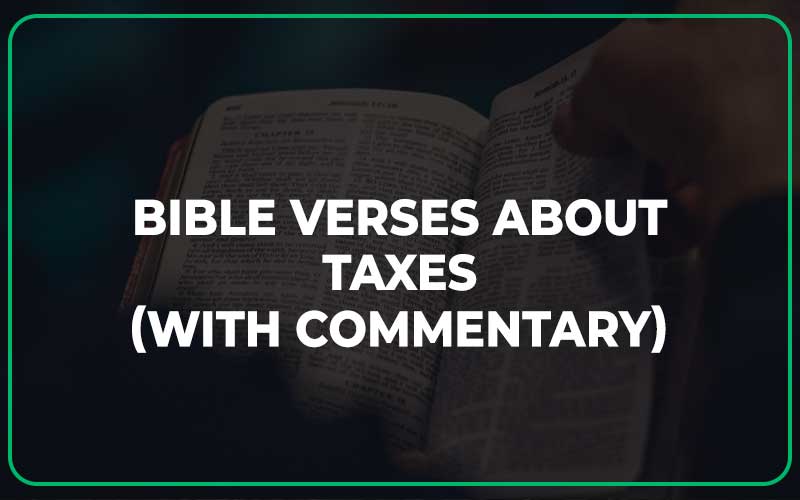 Bible Verses About Taxes