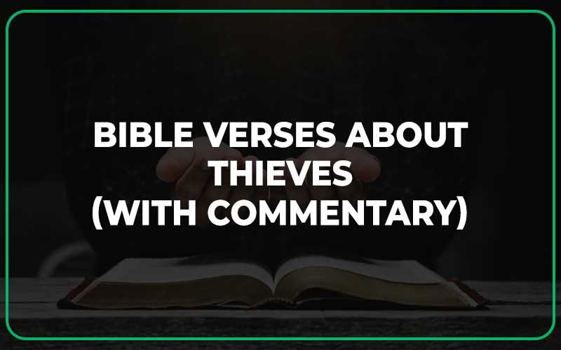 Bible Verses About Thieves