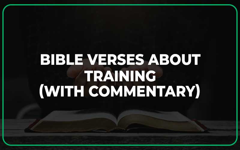 Bible Verses About Training