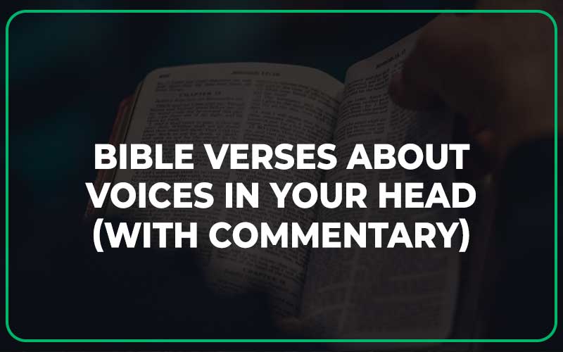 Bible Verses About Voices In Your Head