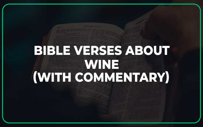 Bible Verses About Wine