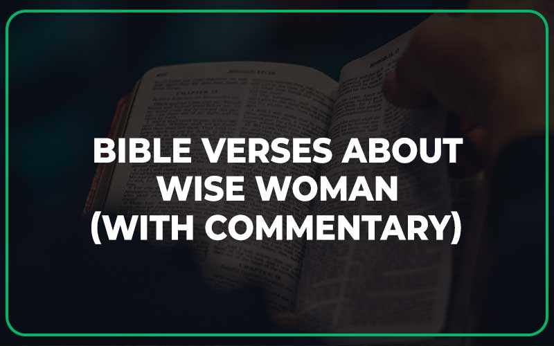 Bible Verses About Wise Woman