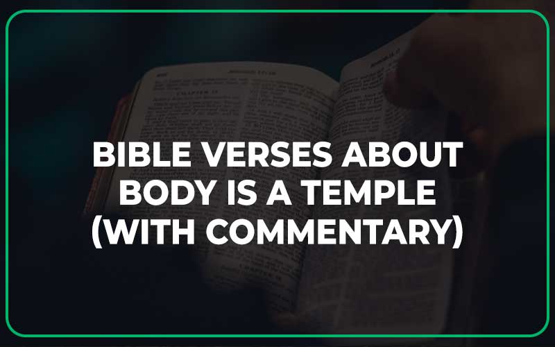 Bible Verses About Body Is A Temple