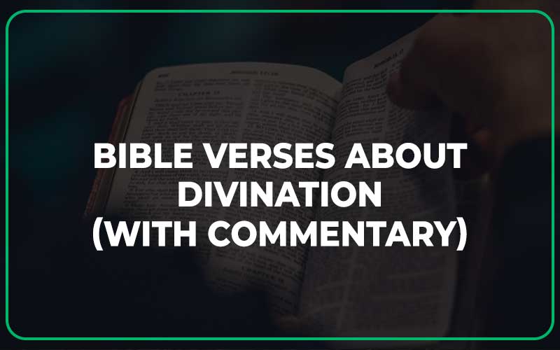 Bible Verses About Divination