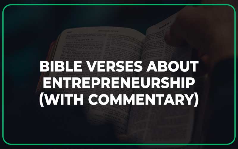 Bible Verses About Entrepreneurship