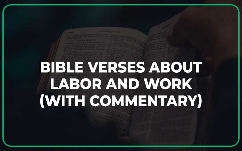 Bible Verses About Labor And Work