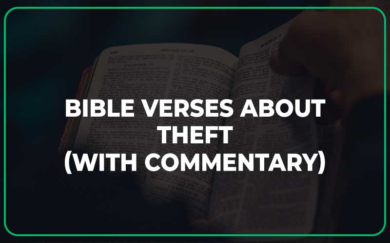 Bible Verses About Theft