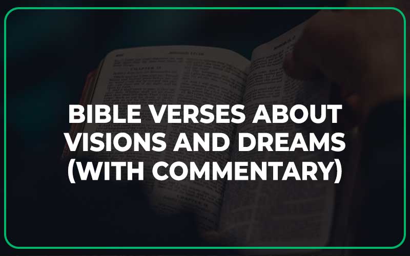 Bible Verses About Visions And Dreams