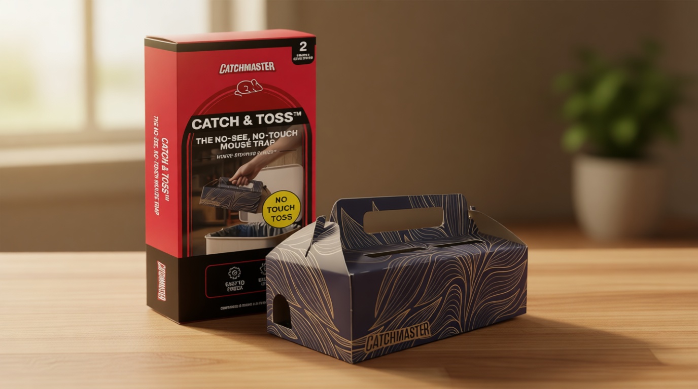 Catchmaster Catch & Toss Disposable Mouse Glue Traps Indoor